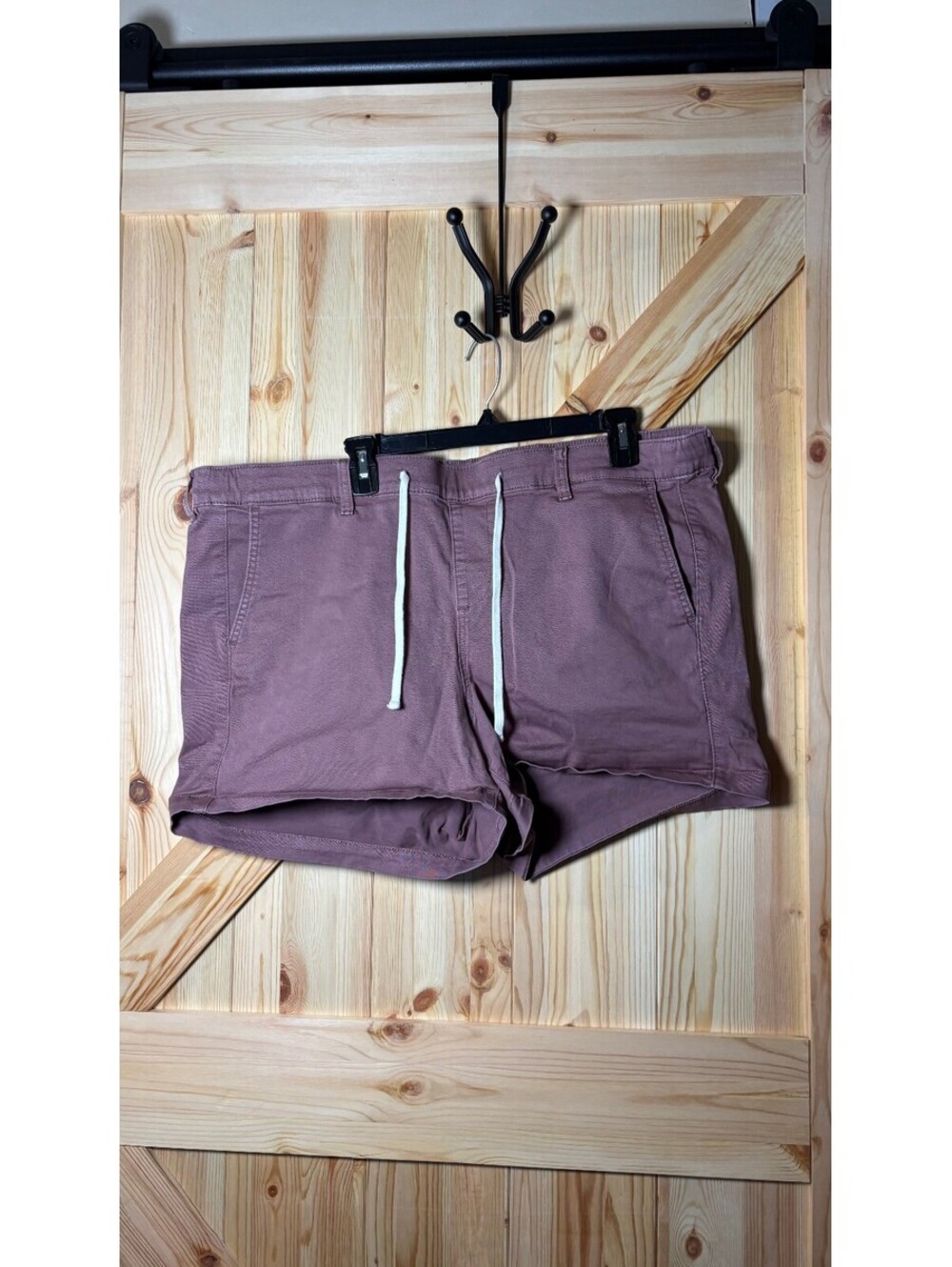 Torrid Mauve Cotton Blend Drawstring Shorts Size 2 (2x or 18)